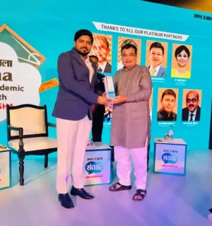 Shishir Sir With Nitin Gadkari